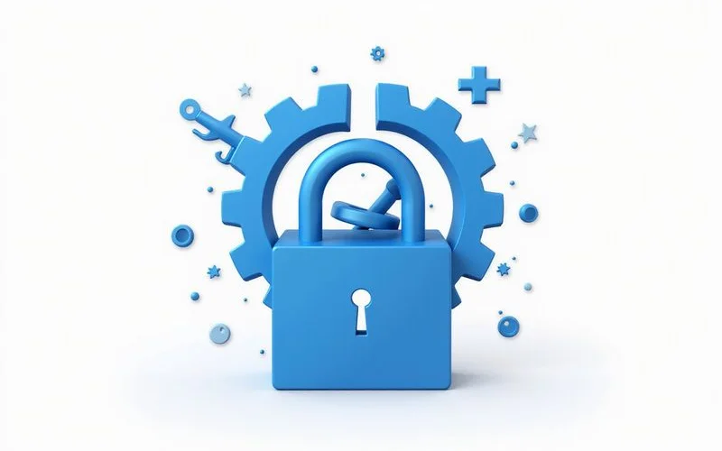 Layered security: encryption, physical bolt, mechanical key backup
