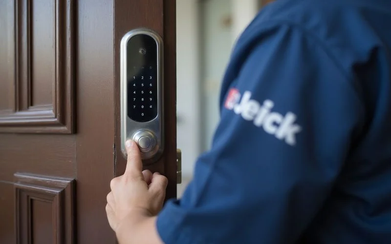 Digital Smart Lock Installation sample