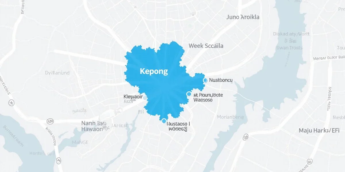 Sky Locks service coverage map showing Kepong, Sentul, Petaling Jaya, and Greater KL
